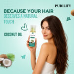 Purilify Coconut Oil – Extra Virgin | Cold Pressed | 100% Pure & Chemical-Free | Skin & Hair Moisturizer – 120ml - Image 3